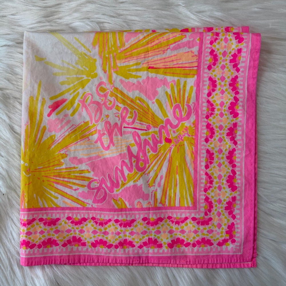 Lilly Pulitzer Printed‎ Square Bandana/Scarf